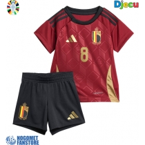 Belgija Youri Tielemans #8 Domaci Dres za djecu EP 2024 Kratak Rukav (+ Kratke hlače)